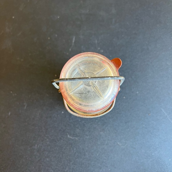 Assored Dainties Late 1800s Mason Jar with Wire Bail - Picture 2 of 3